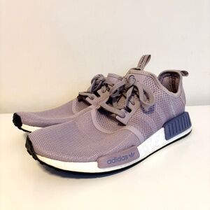 Adidas NMD R1 Soft Vision Running Shoe Sneakers Lilac Light Purple Womens 11